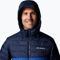 Piumino Columbia Powder Lite II da uomo con cappuccio blu montagna/marino collegiale 7