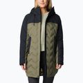 Columbia Mountain Croo III Mid Down Coat donna verde pietra/nero 4