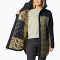 Columbia Mountain Croo III Mid Down Coat donna verde pietra/nero 7