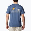 Columbia Kwick Hike Back Graphic maglia da trekking da uomo dark mtn/peaked sunscape 2