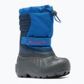 Columbia Powderbug Snowlite, scarponi da neve per bambini di colore blu montagna/spicy 9