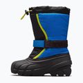 Sorel Youth Flurry nero/super blu, stivali da neve per bambini 11