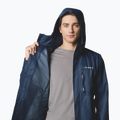 Columbia Pouring Adventure III giacca da pioggia da uomo collegiate navy 7