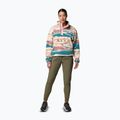 Columbia Helvetia II Printed Cropped Half Snap Felpa in pile da donna River Blue/Rogue Walleye 2