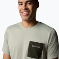 T-shirt Columbia Hike Pocket Crew safari/greenscape da uomo 5