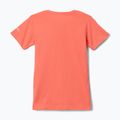 Columbia Mission Lake Graphic maglia da trekking per bambini hot coral/foxy swirl 2