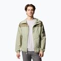 Giacca antivento da uomo Columbia Challenger II Windbreaker safari/stone green 4