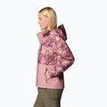 Giacca ibrida Columbia da donna Hikebound Stampato rosa gomma stampa deco/como 4