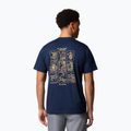Maglietta Columbia Kettle River Back Graphic Tee da uomo in stile college navy 2