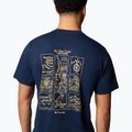 Maglietta Columbia Kettle River Back Graphic Tee da uomo in stile college navy 5