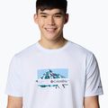 Maglietta Columbia Ice Lake II SS Tee bianca/peak direction da uomo 4
