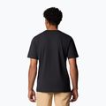 Maglietta Columbia Tunnel Valley Graphic Tee nero/naturalmente incline da uomo 3
