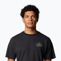 Maglietta Columbia Tunnel Valley Graphic Tee nero/naturalmente incline da uomo 5