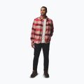 Camicia uomo Columbia Windward II rich wine trapper windowpane 2