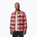 Camicia uomo Columbia Windward II rich wine trapper windowpane 5