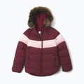 Giacca da sci per bambini Columbia Arctic Blast III rich wine/satin pink