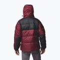 Giacca imbottita da uomo Columbia Pike Lake II Hooded rich wine/black 3