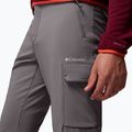 Pantaloni da trekking uomo Columbia Tech Trail Utility Winter city grey 8