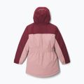 Giacca da sci per bambini Columbia Hikebound II Long Insulated eraser pink/rich wine 2
