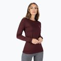 Maglia termica da donna icebreaker 200 Oasis Crewe espresso