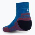 Smartwool Hike Light Cushion Calzini da trekking alla caviglia blu-arancio SW001611E18 2