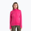 Icebreaker giacca da trekking donna Quantum III Zip Hood tempo/electron pink/cb