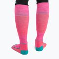 Calze da sci icebreaker Ski+ Medium OTC da uomo tempo/verde fluo/terra 3
