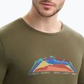 Icebreaker Tech Lite II 7 Mountain Tops Uomo Camicia da trekking loden 4