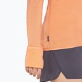 Icebreaker felpa trekking donna Merino 200 Realfleece Descender Zip Hoodie sunstone/feldspar 10