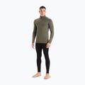 Felpa termica da uomo icebreaker Merino 200 Oasis Half Zip loden 2