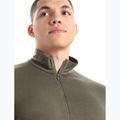 Felpa termica da uomo icebreaker Merino 200 Oasis Half Zip loden 4