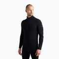 Felpa termica da uomo icebreaker 260 Tech LS Half Zip nera