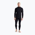 Felpa termica da uomo icebreaker 260 Tech LS Half Zip nera 2