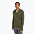Felpa con cappuccio Icebreaker Merino 260 Quantum IV Zip Uomo loden