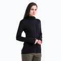 Icebreaker giacca trekking donna Merino 260 Quantum IV Zip Hoodie nero 4