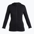 Icebreaker giacca trekking donna Merino 260 Quantum IV Zip Hoodie nero 7