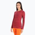 Maglia termica da donna icebreaker 200 Oasis Crewe cherry/flash/aop