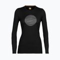 Icebreaker donna manica lunga termica 200 Oasis Crewe Ski Circle nero 5