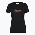 Icebreaker Tech Lite II Mountain Geology maglia da trekking donna nero 7