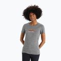 Icebreaker Tech Lite II Mountain Geology maglia da trekking da donna gritstone heather