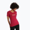 Maglietta da trekking Icebreaker Tech Lite II Mountain Geology da donna cherry