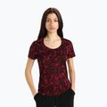 Icebreaker Tech Lite II Scoop Native Ferns cherry/aop maglia da trekking da donna