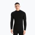 Uomo Icebreaker 260 Tech Turtleneck termico a maniche lunghe nero