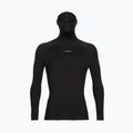 Icebreaker Merino Roll Neck Thermal Longsleeve uomo nero 6