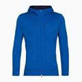 Felpa da trekking Icebreaker Quantum III Zip Hood da uomo, blu scuro/royal navy 10