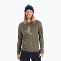 Uomo Icebreaker Tech Lite II Sci Yeti loden trekking longsleeve