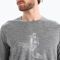 Uomo Icebreaker Tech Lite II Skiing Yeti gritstone heather trekking longsleeve 4