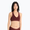 Reggiseno termico Icebreaker Sprite Racerback espresso