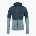 Icebreaker Merino 200 RealFleece Descender Zip Hoodie Uomo abisso/blu cenere/nero