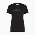 Maglia da trekking da donna icebreaker Merino 150 Tech Lite SS Tee Sparkling Stars black 6